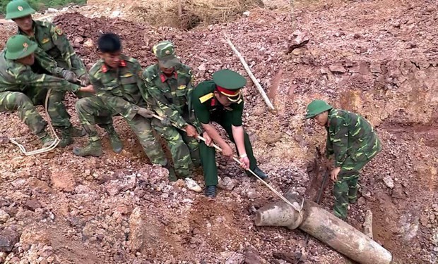 Vietnam - États-Unis efforts conjoints dans le déminage dans la province de Quang Tri