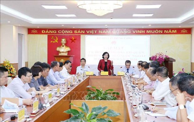 Rencontre de chefs des représentations vietnamiennes à l étranger pour le mandat 2020-2023