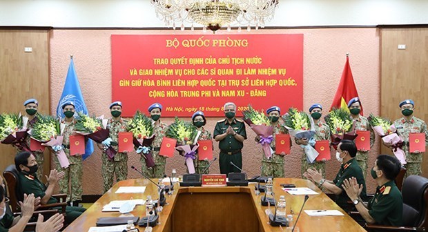 Dix autres officiers affectés à l’opération de maintien de la paix de l ONU