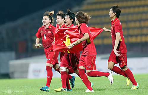 L’équipe de football féminin du Vietnam en tête de l’Asie du Sud-Est