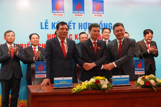 PVN signature d’un contrat de projets de gaz-électricité-port de services