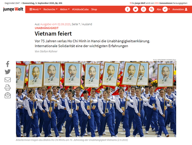 Fête nationale des médias étrangers saluent les réalisations du Vietnam