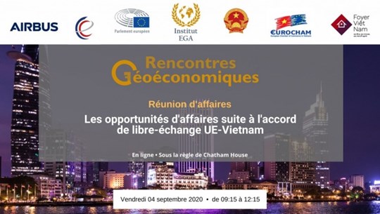 Réunion d affaires sur l accord de libre-échange UE-Vietnam en France