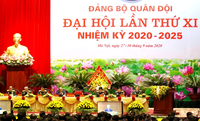 Ouverture du 11e Congrès de l Organisation du Parti de l’Armée populaire du Vietnam