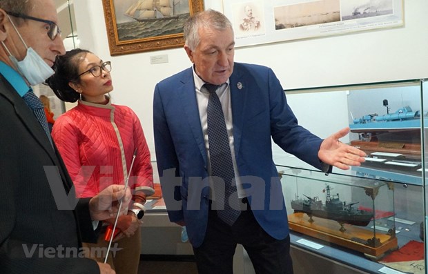 Ouverture de l exposition «Cam Ranh coopération militaire Vietnam-Russie» à Saint-Pétersbourg
