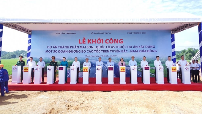 Mise en chantier de l’autoroute Mai Son – Nationale 45