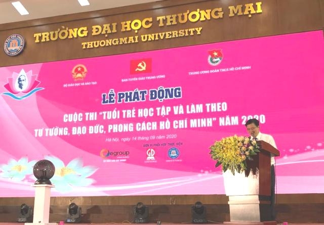 Lancement du concours Les jeunes étudient et suivent l idéologie, la moralité et le style de vie du Président Ho Chi Minh