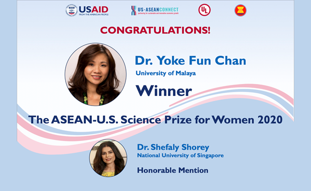 Annonce des lauréates du Prix scientifique ASEAN-États-Unis pour les femmes 2020