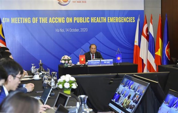 ASEAN  le groupe de travail de l’ACCWG-PHE se réunit en ligne