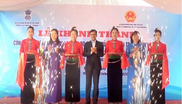 Inauguration d’un canal construit dans la povince de Yen Bai avec l’aide financière d’Inde
