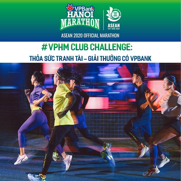 Près de 7 000 coureurs participeront au VPBank Hanoi Marathon ASEAN 2020