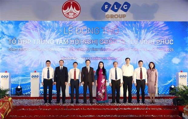 Lancement des travaux du centre des congrès internationaux FLC Vinh Phuc