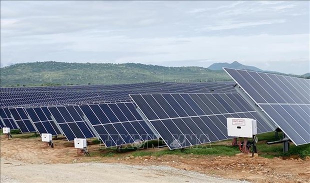 Une nouvelle centrale solaire inaugurée à Ninh Thuan