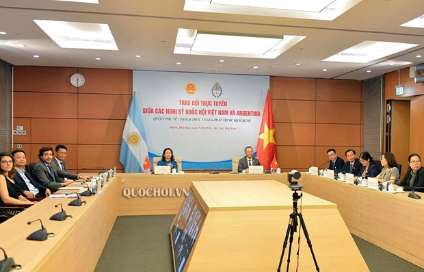 Vietnam-Argentine échange virtuel sur les droits des femmes dans le contexte du COVID-19