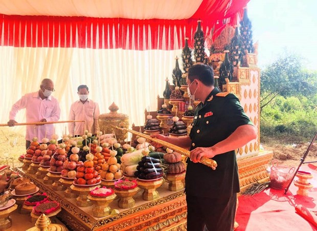 Mise en chantier d’un monument de l amitié Vietnam-Cambodge