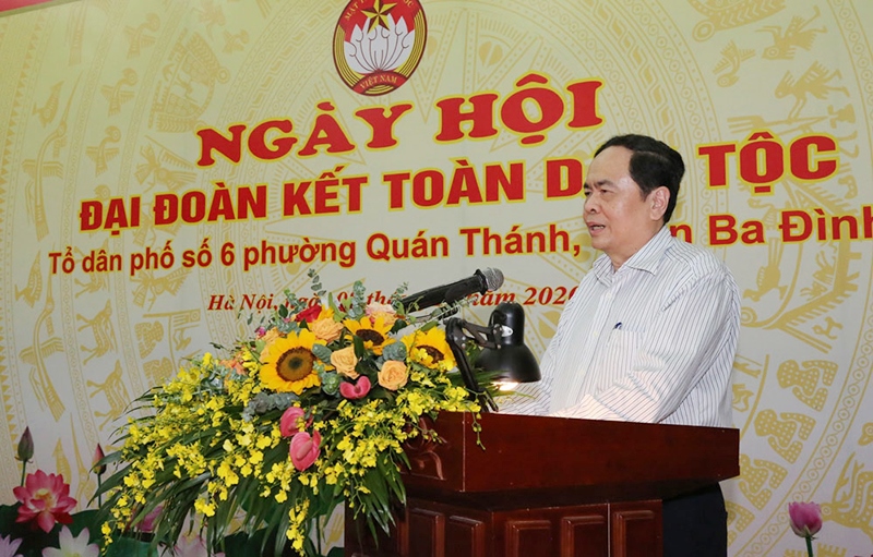 Hanoï Fête de grande solidarité nationale dans le quartier de Quan Thanh