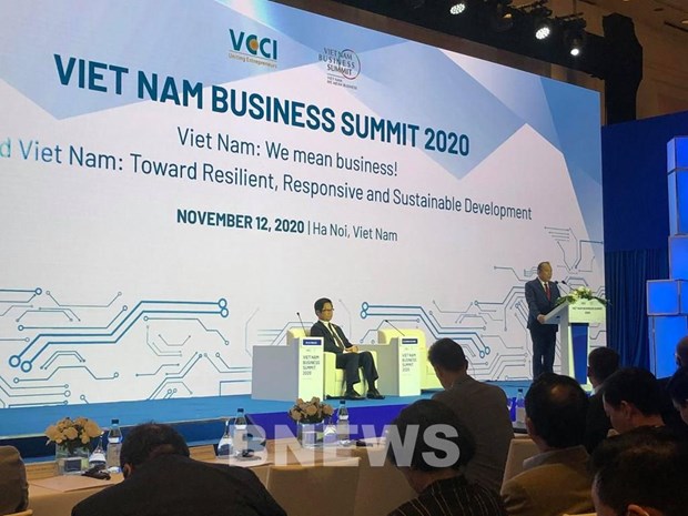 Sommet des affaires du Vietnam 2020 à Hanoï