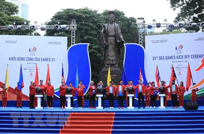 Cérémonie de lancement des SEA Games 31 à Hanoï