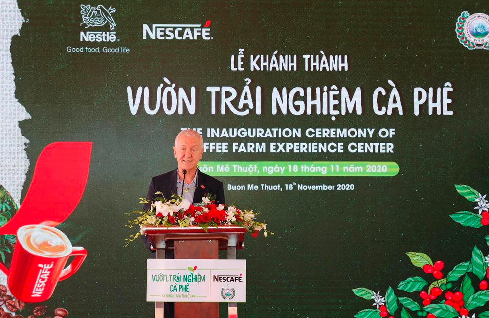 Nestlé inaugure un centre d expérience de ferme de café à Dak Lak