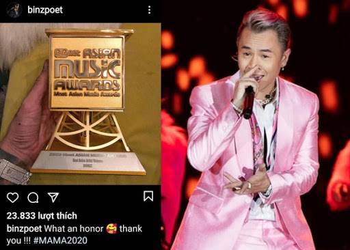 Trois artistes vietnamiens remportent des prix MAMA 2020