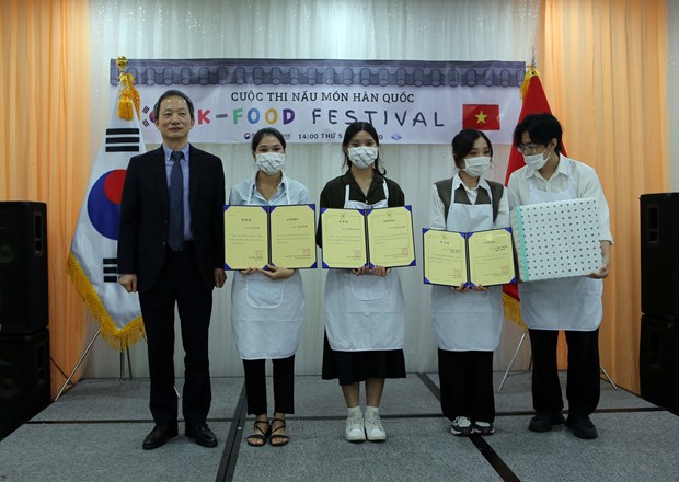 Concours de cuisine K-food Festival à Da Nang