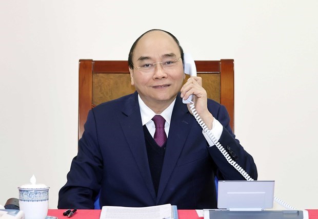 Conversation téléphonique entre Nguyen Xuan Phuc et Donald Trump