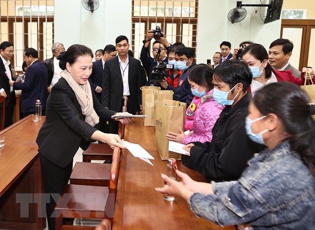 La présidente de l’Assemblée nationale en visite à Quang Nam