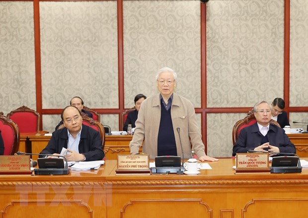 Le leader du PCV salue les contributions aux documents du 13e Congrès du Parti