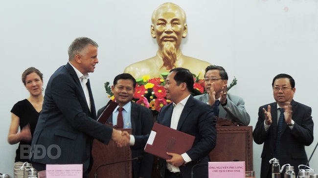 Un groupe allemand souhaite investir à long terme à Binh Dinh