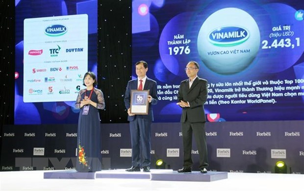 Forbes Vietnam honore les 50 marques vietnamiennes les plus valorisées en 2020