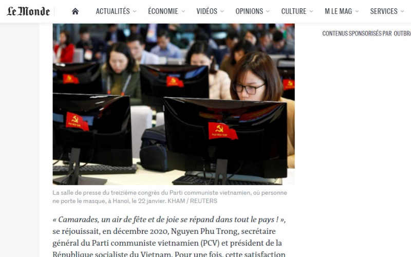 La presse française fait l éloge des réalisations du Vietnam