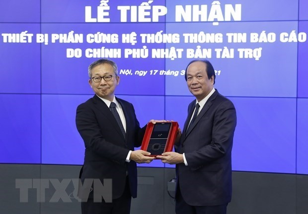 Le Vietnam reçoit de l équipement japonais pour le système d information du gouvernement