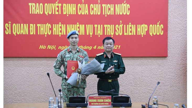 Un troisième officier vietnamien à travailler au siège de l ONU