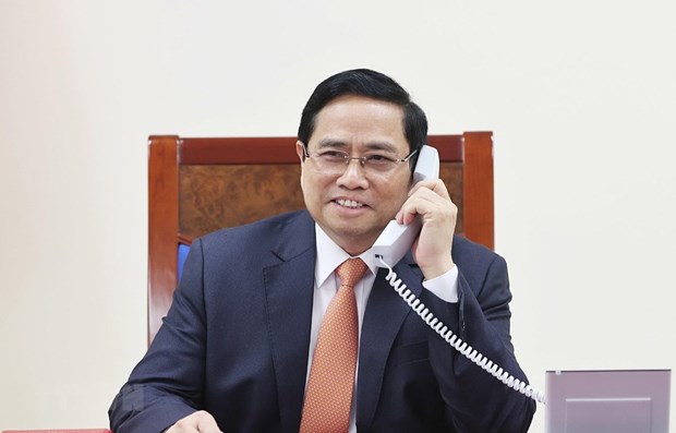 Vietnam-Singapour Conversation téléphonique entre les Premiers ministres