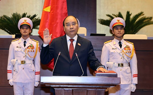 Le nouveau président vietnamien prête serment