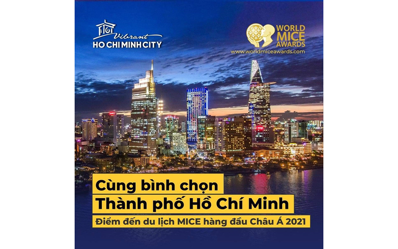 Ho Chi Minh-Ville nominée pour la Meilleure destination de voyage MICE en Asie en 2021