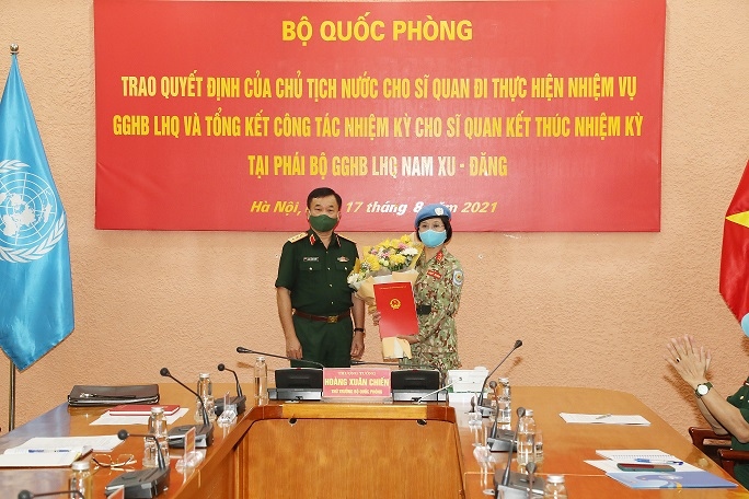Maintien de la paix une autre femme officier vietnamienne en mission au Soudan du Sud