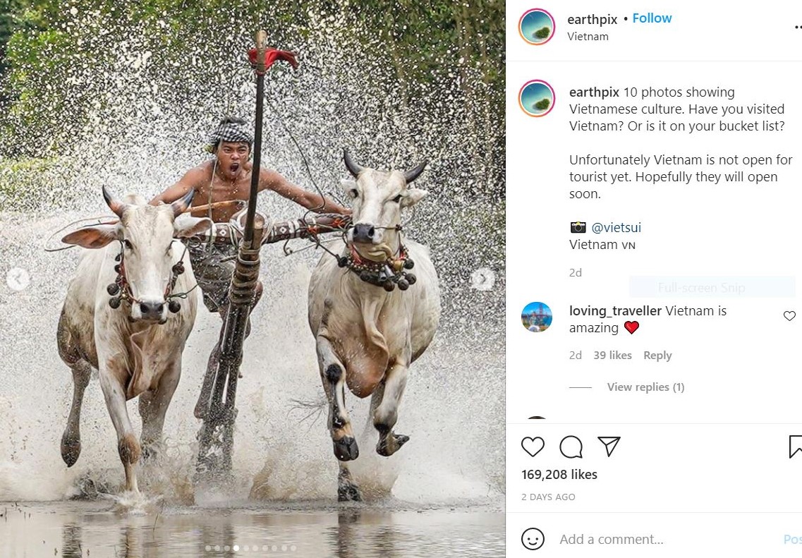 Dix photos sur le Vietnam à l honneur sur Instagram