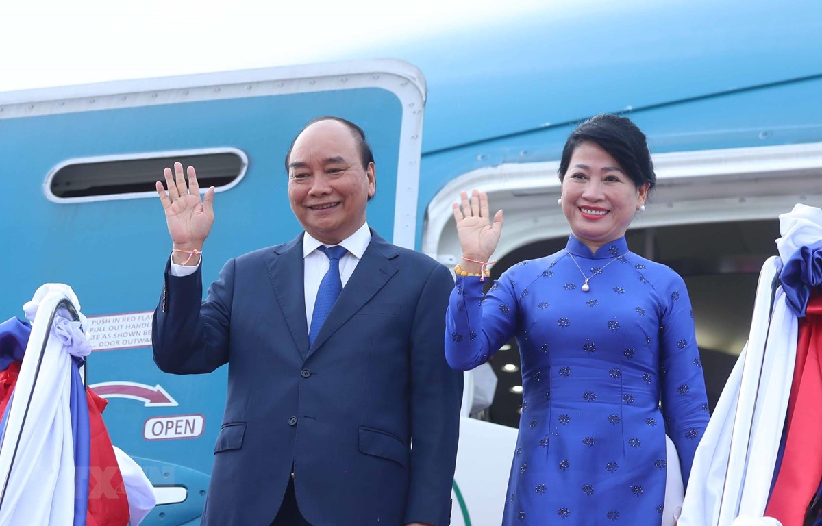 Le président Nguyen Xuan Phuc termine sa visite d amitié officielle au Laos