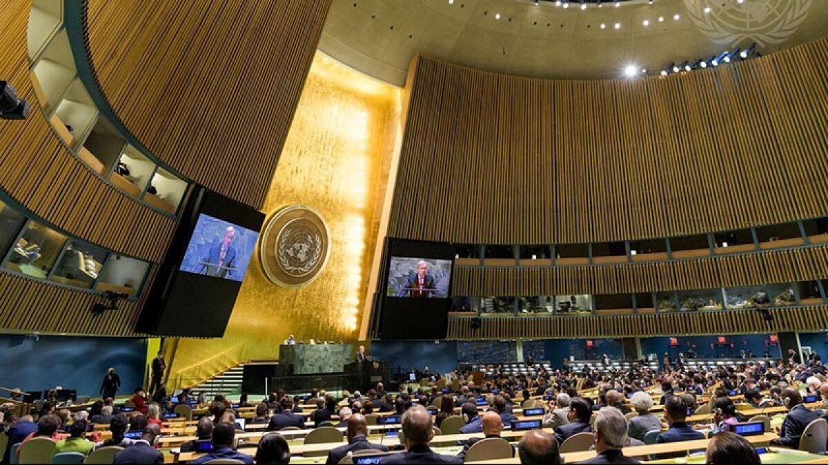 Le président Nguyên Xuân Phuc assiste à l’ouverture du débat général de la 76e session de l’AG