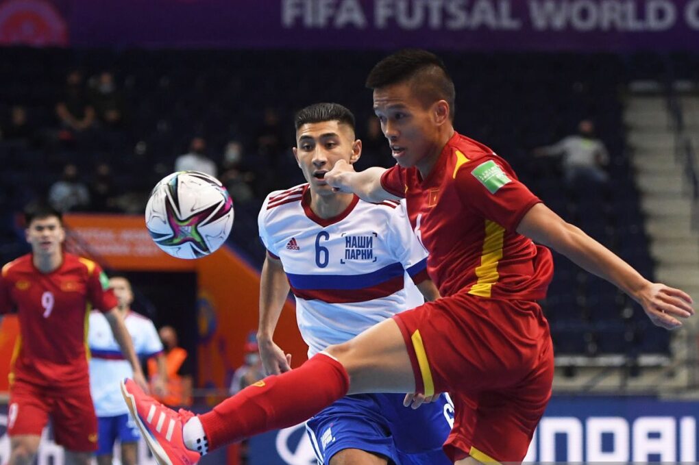 Coupe du monde de Futsal 2021 le Vietnam perd sur le score honorable de 2-3 devant la Russie