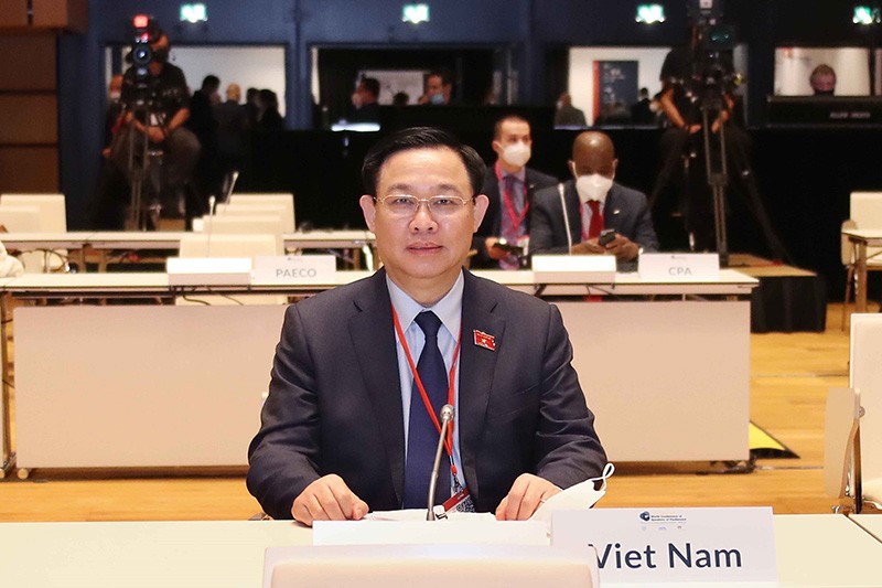 Le président de l’Assemblée nationale du Vietnam s’adresse à la WCSP5