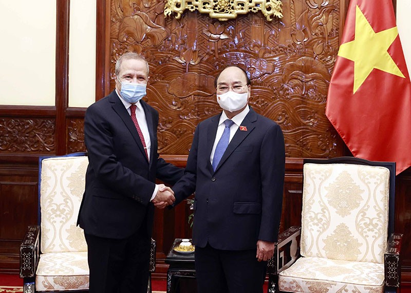 Le président Nguyên Xuân Phuc reçoit l ambassadeur d Algérie sortant