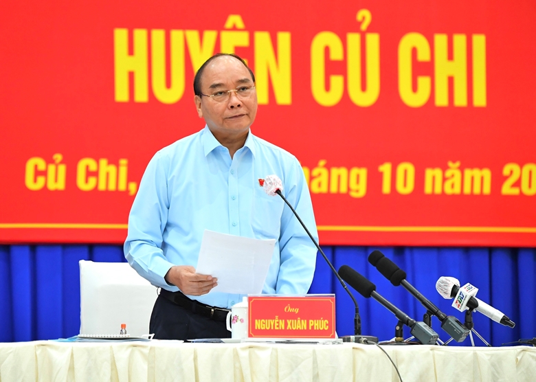 Le président Nguyên Xuân Phuc rencontre l’électorat de Cu Chi