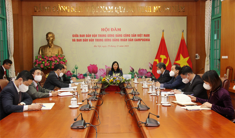 Vietnam-Cambodge échange sur la mobilisation des masses entre le PCV et le PPC