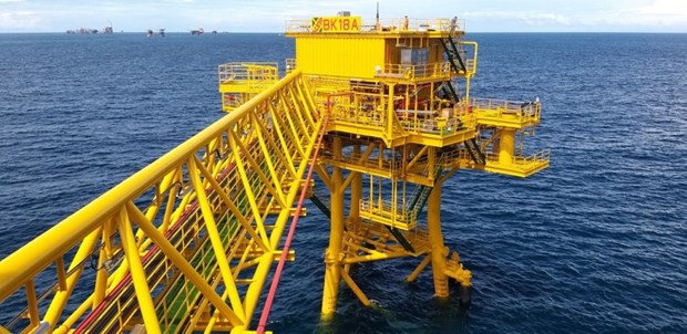 Vietsovpetro accueille les premiers flux de pétrole des plates-formes BK-18A et BK-19