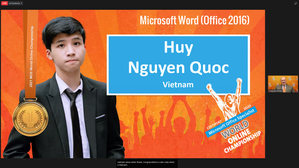 Des étudiants vietnamiens se distinguent lors du MOS World Championship