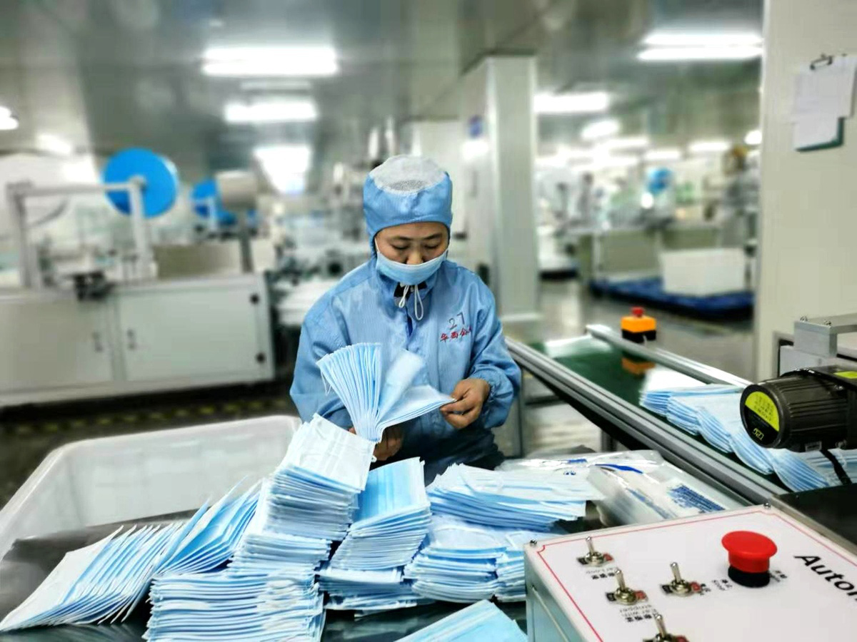 Poursuite de la croissance des exportations de masques médicaux