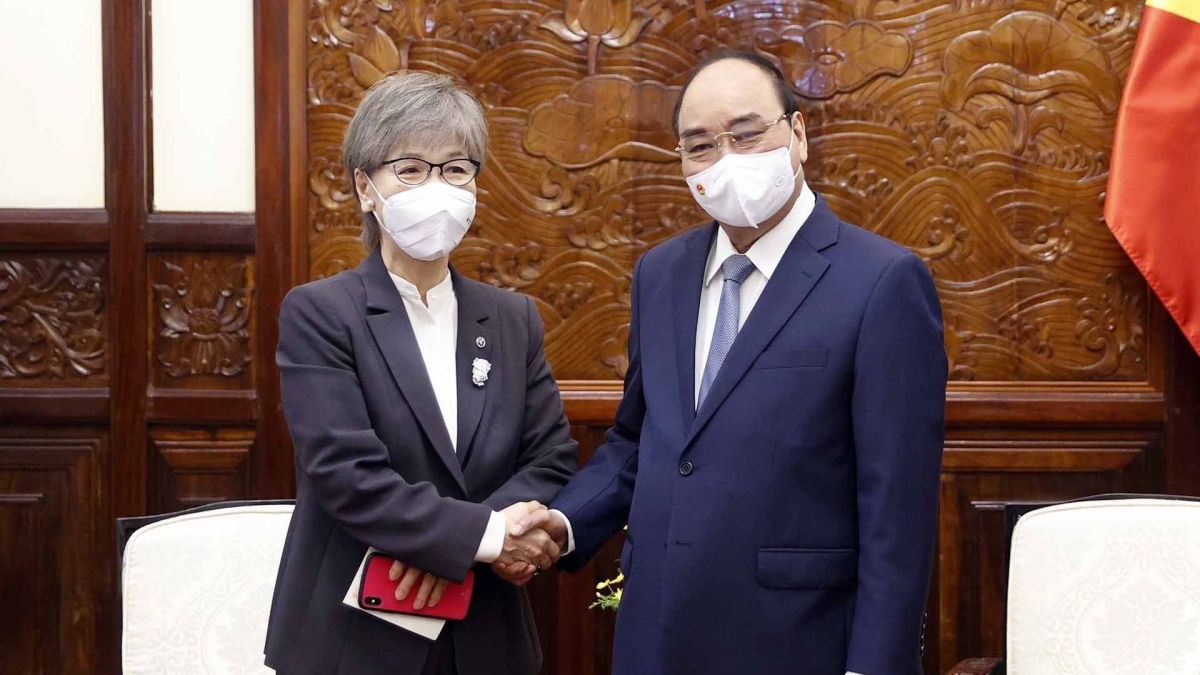 Le président Nguyên Xuân Phuc souhaite une accélération du projet d hôpital du Japon au Vietnam