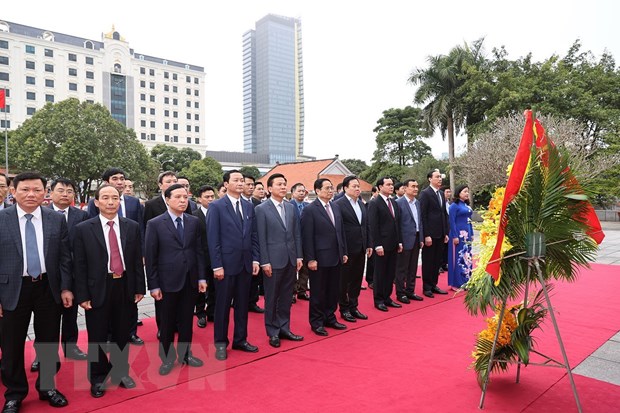Le Premier ministre Pham Minh Chinh adresse ses vœux du Têt à Thanh Hoa